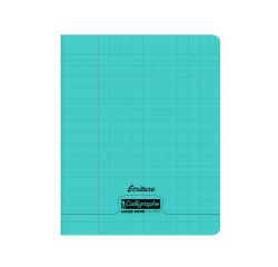 Cahier d'écriture piqué 8000 POLYPRO 17x22 cm 32 pages grands carreaux 2,5mm 90 g