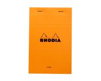 Bloc agrafé Rhodia N°14 11x17 cm 80 feuillets ligné 80g - Orange