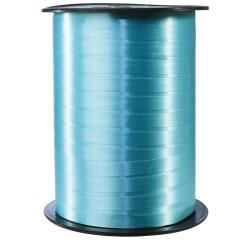 Bolduc bobine lisse 500mx7mm, Argent - Turquoise