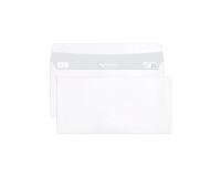 Boite de 500 Enveloppes Blanches DL- 110x220mm - Auto-Adhésives - 90g/m2 - Blanc