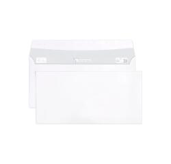 Boite de 500 Enveloppes Blanches DL- 110x220mm - Auto-Adhésives - 90g/m2 - Blanc