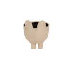 Cache pot chat 9x9x10,5cm - Kraft