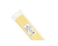 PAPIER CRÉPON, Sachet de 1 feuille pliée 75% au format 2,50x0,50m - Ivoire
