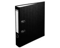 Ordner PP, mit 2 Ringen, Rückenbreite 50mm, 32x29cm für DIN A4 - Schwarz