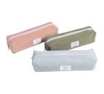 Velvet square pencil case VELVET - Assorted colours