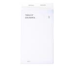 Restaurant note books - White