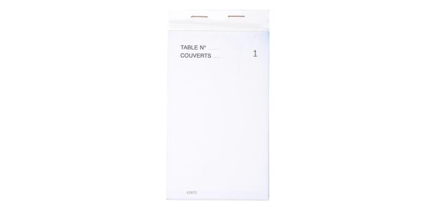 Notepad Exac Hotel 8x15cm 50Bl Trip - x 50 - Weiß