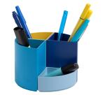 Portapenne modulare The Quarter Bee Blue - 12 x 12 x 8,3 cm - multicolore - Exacompta