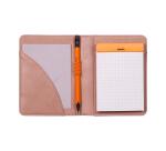Rhodiarama livret porte-bloc N°11 pour bloc ou carnet format A7 - Bois de rose
