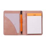 Rhodiarama livret porte-bloc N°11 pour bloc ou carnet format A7 - Bois de rose