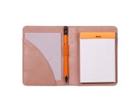 Rhodiarama livret porte-bloc N°11 pour bloc ou carnet format A7 - Bois de rose
