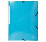 Chemise à élastiques 3 rabats maxi capacity carte lustrée pelliculée Iderama - A4 - Couleurs assorties