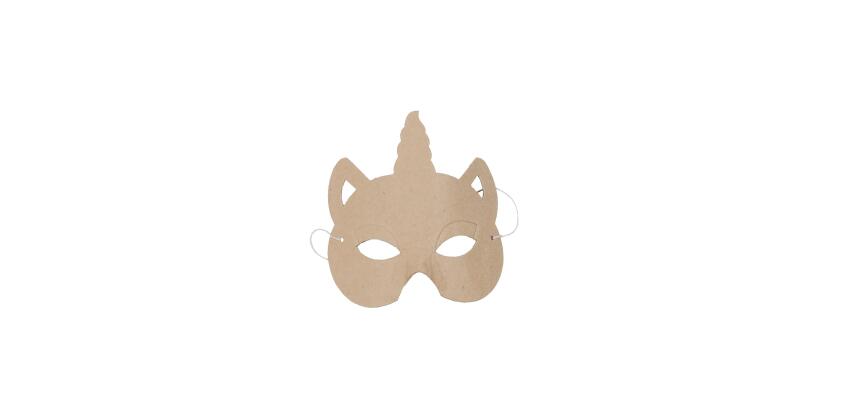 Masque enfant licorne 0,1x15x14cm - Kraft