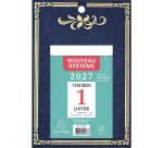 Bloc éphéméride neutre Skytos support plaque imprimée 14 ,5 x 21,5 cm 2027 - Visuels assortis