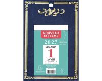 Bloc éphéméride neutre Skytos support plaque imprimée 14 ,5 x 21,5 cm 2027 - Visuels assortis