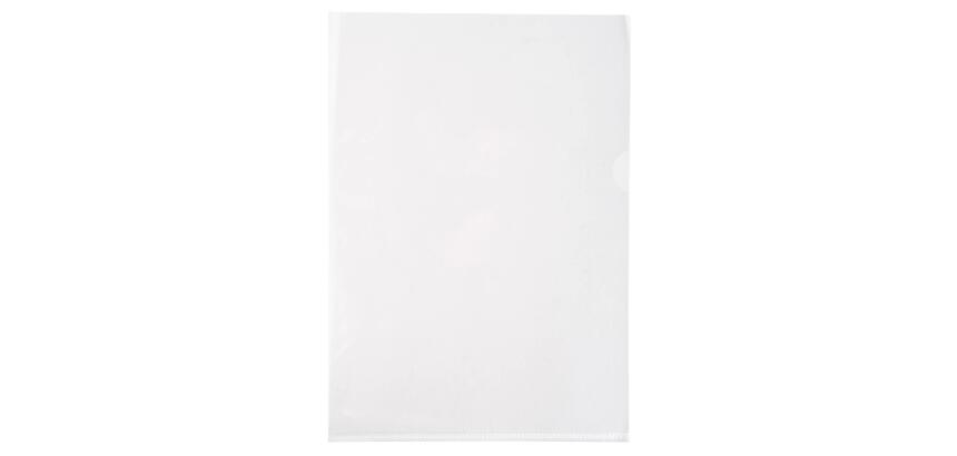 Packung mit 10 Aktensichthüllen aus glattem und festem PVC 130µ, für Format DIN A4