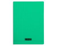 Cahier piqué 8000 POLYPRO 24x32 cm 96 pages petits carreaux 90 g - Vert