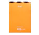 Bloc reliure intégrale Rhodia Classic 21x29,7 cm 80 feuillets dot microperforé 80g - Orange