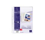 Pk 10 Punch Pockets PVC A4 0.08mm Clear - Crystal