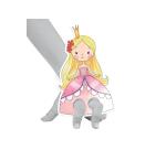 Graffy Puppet, Prince and Princess - Pink