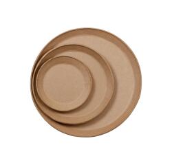 Set de 3 assiettes à suspendre - Kraft
