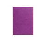 Rhodiarama clipboard with pencil holder + lined pad N°12 - Purple