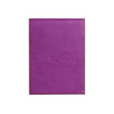 Rhodiarama porte-bloc avec porte-crayon + bloc N°12 ligné - Violet