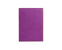 Rhodiarama porte-bloc avec porte-crayon + bloc N°12 ligné - Violet
