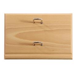 Luxury oak base for Bloc-pratic - Light brown