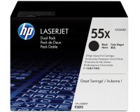 HP 55X Original Negro 2 pieza(s)