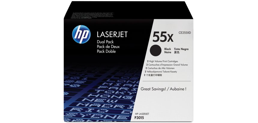 HP 55X Original Negro 2 pieza(s)