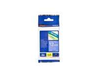 Cinta laminada blanco sobre azul TZE 535 Brother 12mm x 8 m