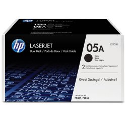 HP 05A / CE505D Tóner original negro de capacidad estándar (2300 páginas)