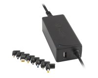 Adaptador de corriente ngs automatic 90w con 9 adaptadores y salida usb 2a