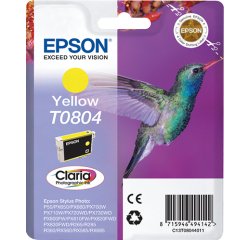 Epson T0804 / C13T08044011 Cartucho original amarillo (620 páginas)