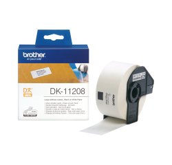 Brother DK-11208 Etiquetas precortadas de dirección grandes (papel térmico)