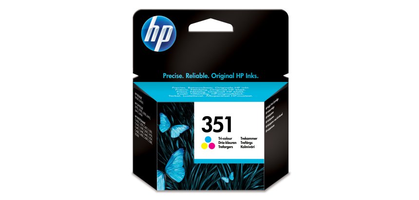 HP 351 CB337EE Cartucho Original tricolor (170 páginas)