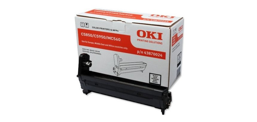 Oki 43870024 Tambor original negro de alta capacidad (20000 páginas)