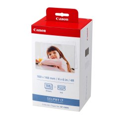 Canon KP-108IN Kit para impresora Selfy CP  (108 páginas)