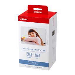 Canon KP-108IN Kit para impresora Selfy CP  (108 páginas)