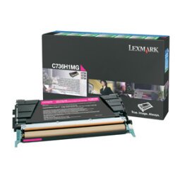 Lexmark C736H1MG Tóner original magenta de alta capacidad (10000 páginas)