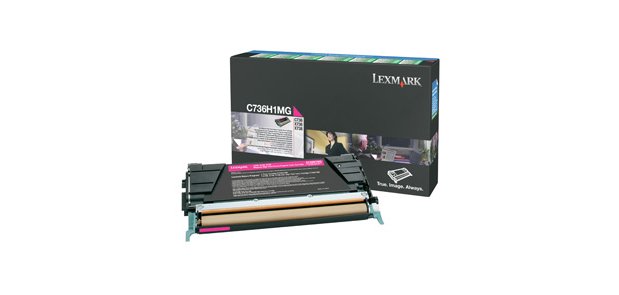 Lexmark C736H1MG Tóner original magenta de alta capacidad (10000 páginas)