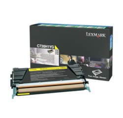 Lexmark C736H1YG Tóner original amarillo de alta capacidad (10000 páginas)