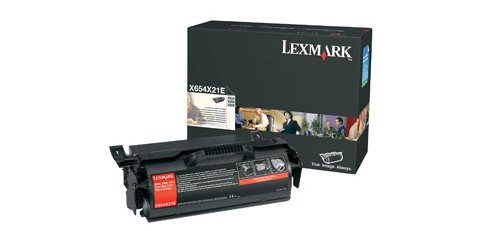 Lexmark X654X31E Tóner original negro de alta capacidad (36000 páginas)
