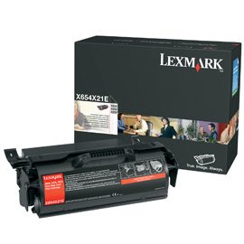 Lexmark X654X31E Tóner original negro de alta capacidad (36000 páginas)