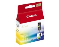 Canon CLI-36 (1511B001) Cartucho original tricolor de capacidad estándar (249 páginas)
