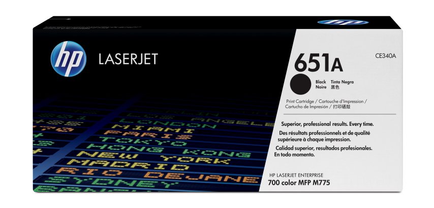 HP 651A / CE340A Tóner original negro de alta capacidad (13500 páginas)