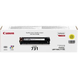 Canon 731 / 6269B002 Tóner original amarillo de capacidad estándar (1500 páginas)