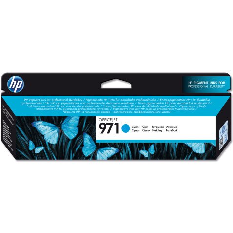 HP 971 CN622AE Cartucho original cian (2500 páginas)