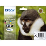 Epson T0895 (C13T08954010) Pack Cartucho original negro + tricolor de capacidad estándar